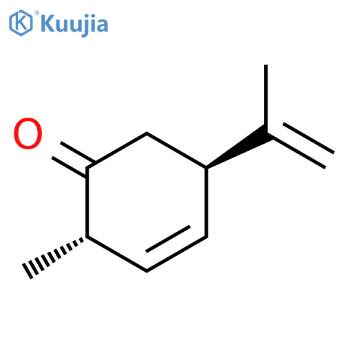 3-CYCLOHEXEN-1-ONE, 2-METHYL-5-(1-METHYLETHENYL)-, (2S-TRANS)- structure