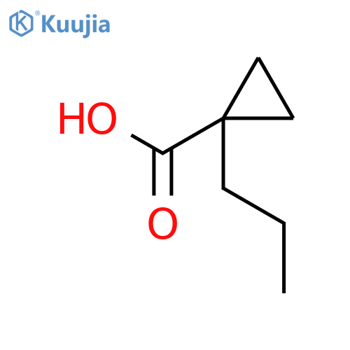 1-Propylcyclopropanecarboxylic Acid structure