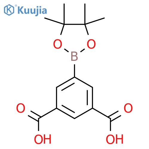 3,5-Dicarboxyphenylboronic acid, pinacol ester structure