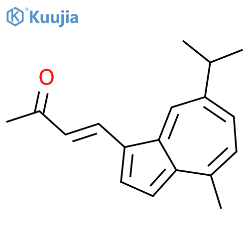 15-(2-Oxopropylidene)-1,3,5,7,9-guaiapentaene; (E)-form structure