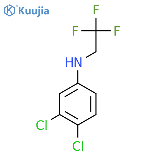3,4-dichloro-N-(2,2,2-trifluoroethyl)aniline structure