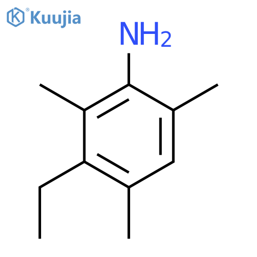 Benzenamine,3-ethyl-2,4,6-trimethyl- structure