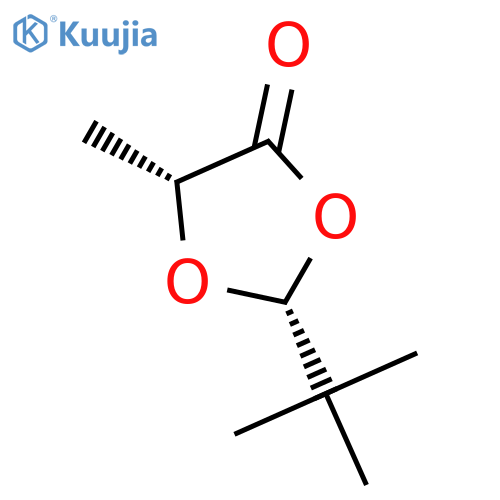 (2R,5R)-2-(tert-Butyl)-5-methyl-1,3-dioxolan-4-one structure