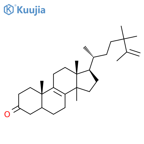 Ergosta-8,25-dien-3-one,14,24-dimethyl- structure
