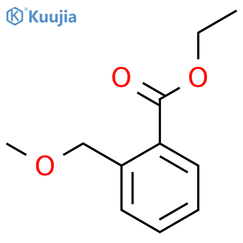 Benzoic acid, 2-(methoxymethyl)-, ethyl ester structure