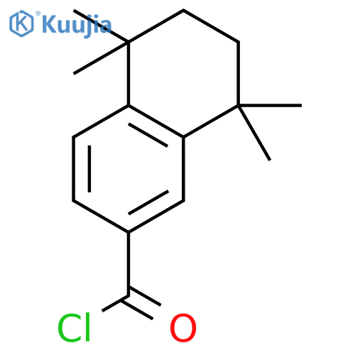 2-Naphthalenecarbonylchloride, 5,6,7,8-tetrahydro-5,5,8,8-tetramethyl- structure