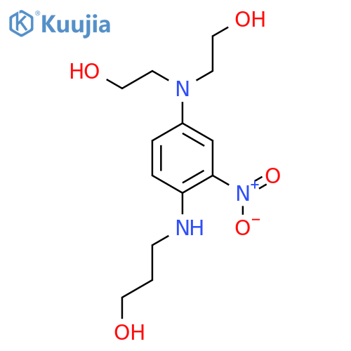 1-Propanol,3-[[4-[bis(2-hydroxyethyl)amino]-2-nitrophenyl]amino]- structure