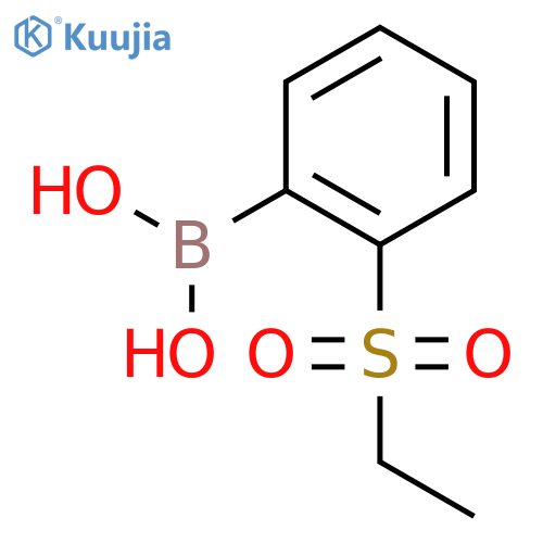(2-(Ethylsulfonyl)phenyl)boronic acid structure