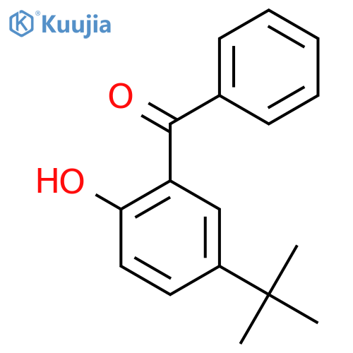 2-benzoyl-4-tert-butylphenol structure