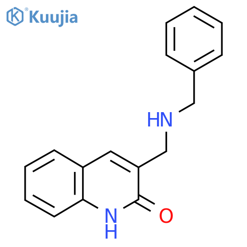 3-((Benzylamino)methyl)quinolin-2-ol structure