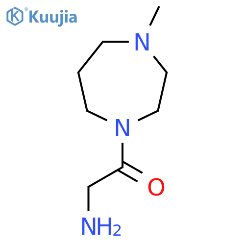 2-Amino-1-(4-methyl-[1,4]diazepan-1-yl)-ethanone structure