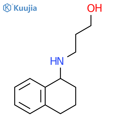 3-(1,2,3,4-Tetrahydronaphthalen-1-yl)aminopropan-1-ol structure
