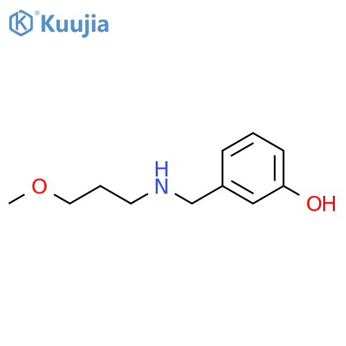 3-{(3-methoxypropyl)aminomethyl}phenol structure