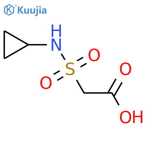 2-(Cyclopropylsulfamoyl)acetic acid structure