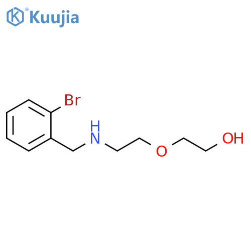 2-(2-{(2-bromophenyl)methylamino}ethoxy)ethan-1-ol structure