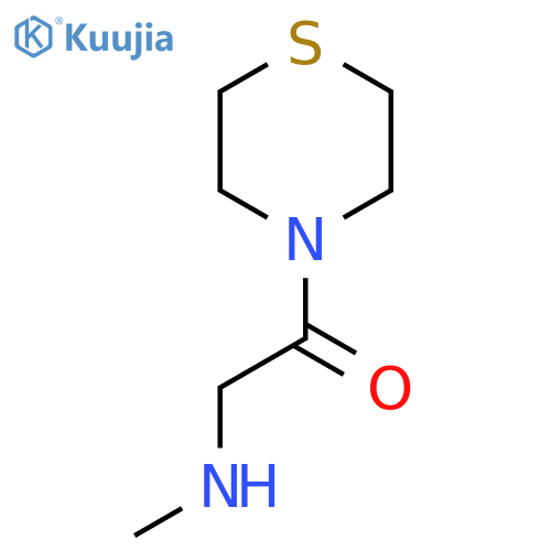 2-(Methylamino)-1-(thiomorpholin-4-yl)ethan-1-one structure