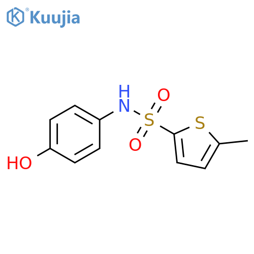 N-(4-hydroxyphenyl)-5-methylthiophene-2-sulfonamide structure