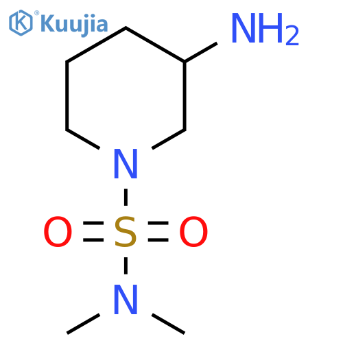 3-Amino-N,N-dimethylpiperidine-1-sulfonamide structure