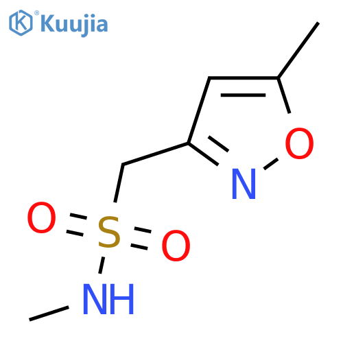 N-Methyl-1-(5-methyl-1,2-oxazol-3-yl)methanesulfonamide structure