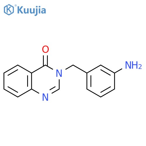 3-(3-Aminophenyl)methyl-3,4-dihydroquinazolin-4-one structure
