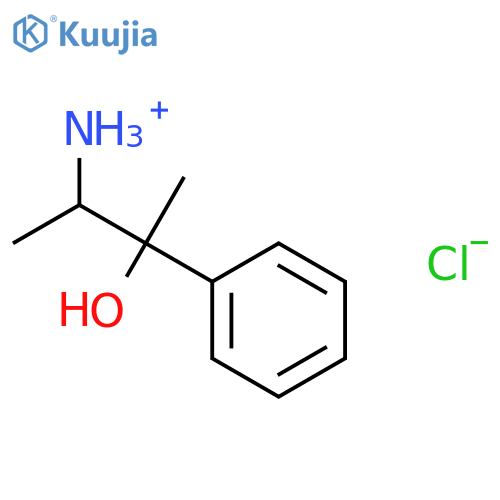 3-amino-2-phenylbutan-2-ol hydrochloride structure
