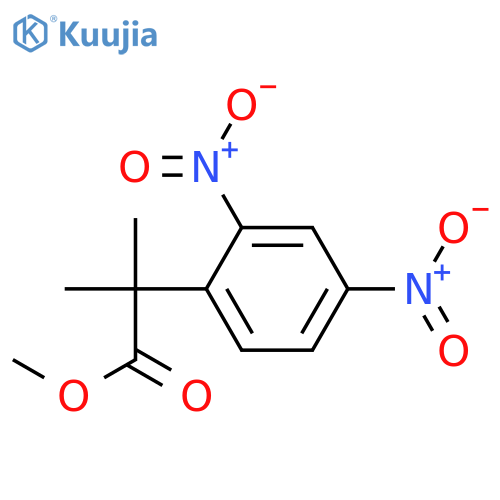 Methyl 2-(2,4-dinitrophenyl)-2-methylpropanoate structure