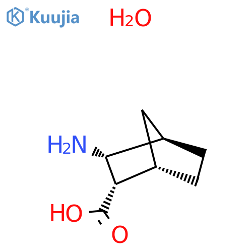 (1S,2S,3R,4R)-3-Aminobicyclo[2.2.1]heptane-2-carboxylic acid hydrate structure
