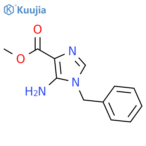 Methyl 5-Amino-1-benzyl-1H-imidazole-4-carboxylate structure