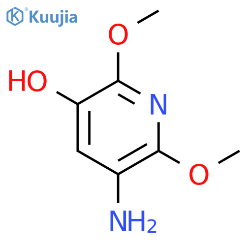 3-Pyridinol,5-amino-2,6-dimethoxy- structure