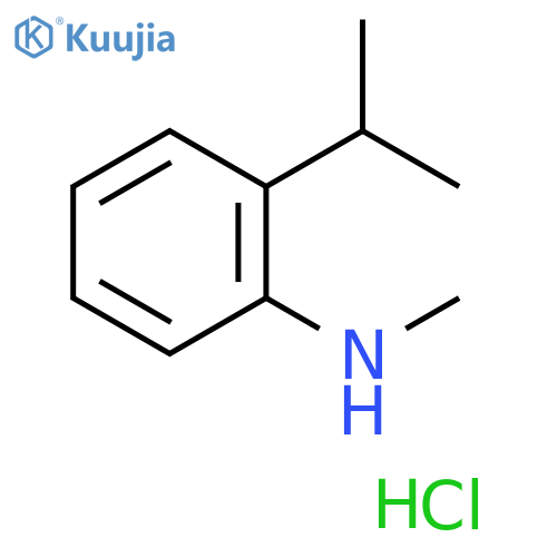 Aniline, o-isopropyl-N-methyl-, hydrochloride structure