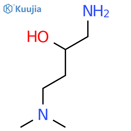 1-amino-4-(dimethylamino)butan-2-ol structure