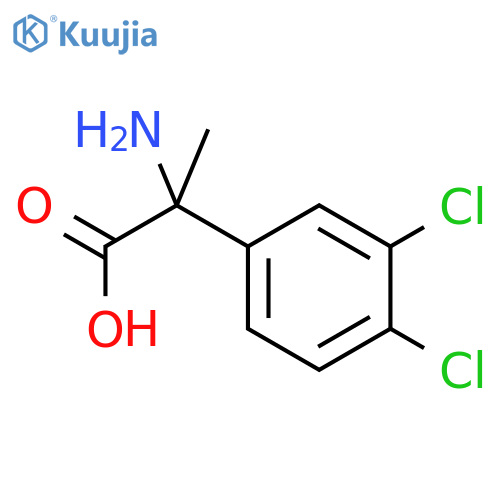 2-amino-2-(3,4-dichlorophenyl)propanoic acid structure