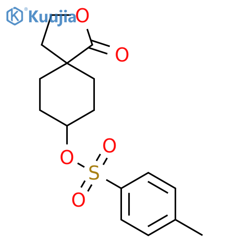 1-Oxo-2-oxaspiro[4.5]decan-8-yl 4-methylbenzenesulfonate structure