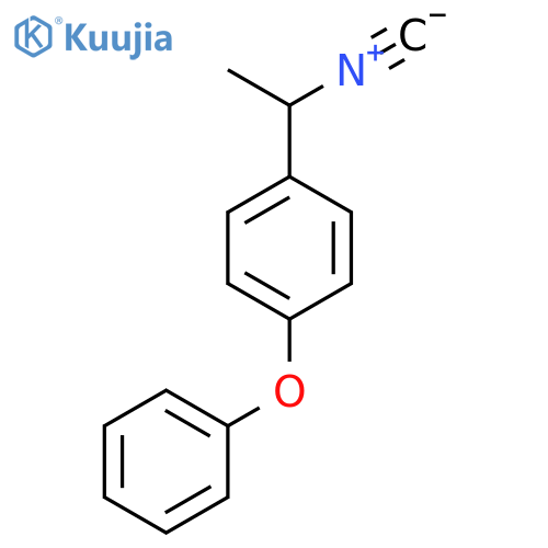 1-(1-isocyanoethyl)-4-phenoxybenzene structure