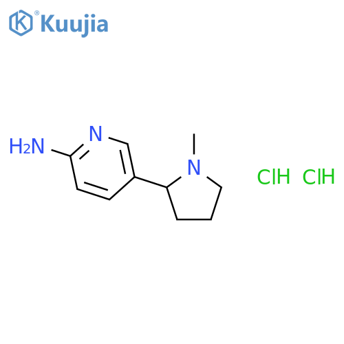 5-(1-Methyl-pyrrolidin-2-yl)-pyridin-2-ylamine Dihydrochloride structure