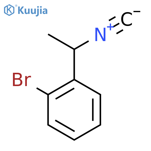 1-bromo-2-(1-isocyanoethyl)benzene structure
