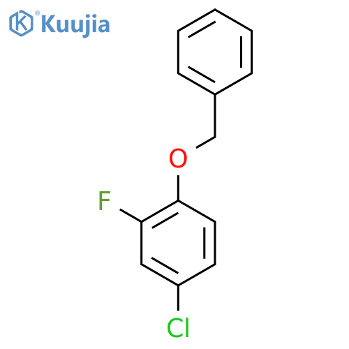 1-(Benzyloxy)-4-chloro-2-fluorobenzene structure