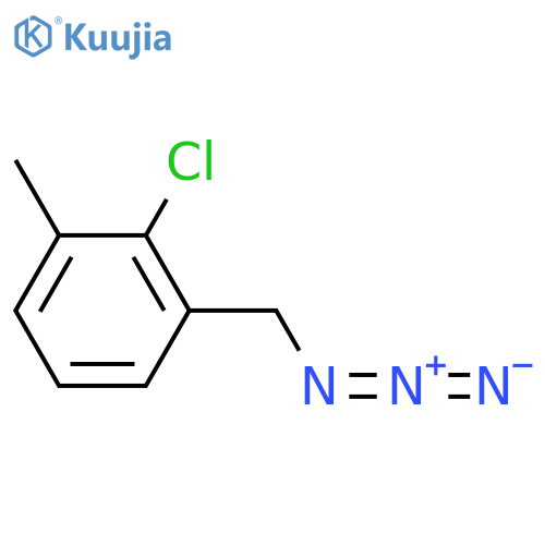 1-(azidomethyl)-2-chloro-3-methylbenzene structure