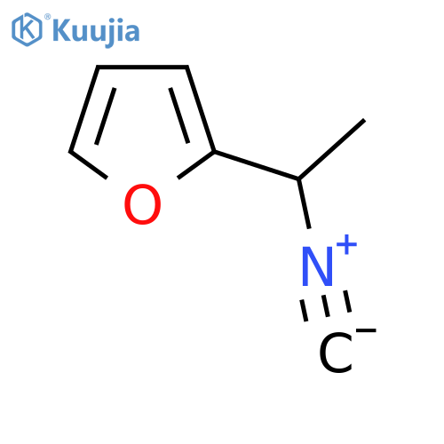 2-(1-isocyanoethyl)furan structure