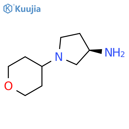 (R)-1-(Tetrahydro-2H-pyran-4-yl)pyrrolidin-3-amine structure