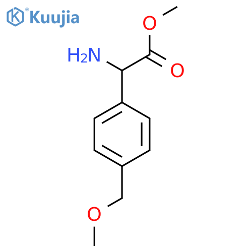 methyl 2-amino-2-4-(methoxymethyl)phenylacetate structure