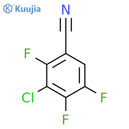 Benzonitrile, 3-chloro-2,4,5-trifluoro- structure