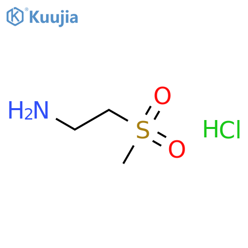 2-methanesulfonylethan-1-amine hydrochloride structure