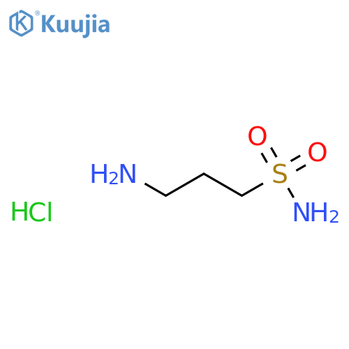 3-Aminopropane-1-sulfonamide hydrochloride structure