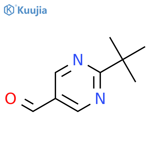 2-tert-butylpyrimidine-5-carbaldehyde structure