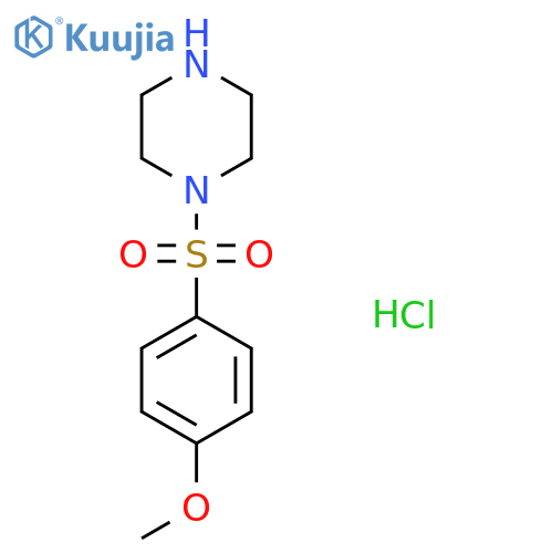 1-(4-Methoxybenzenesulfonyl)piperazine Hydrochloride structure