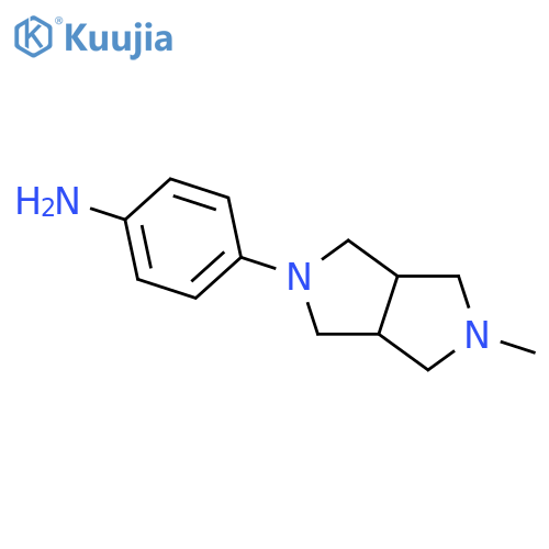 2-Methyl-5-(4-nitrophenyl)-octahydro-pyrrolo3,4-cpyrrole structure