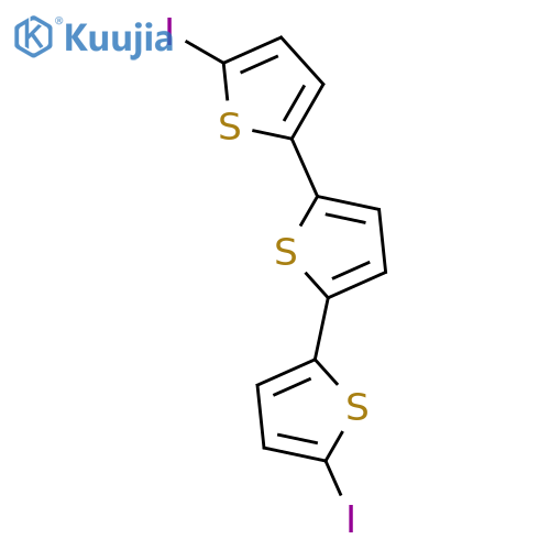 2,5-bis(5-iodothiophen-2-yl)thiophene structure