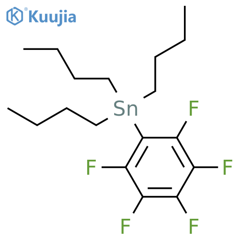 Stannane, tributyl(pentafluorophenyl)- structure