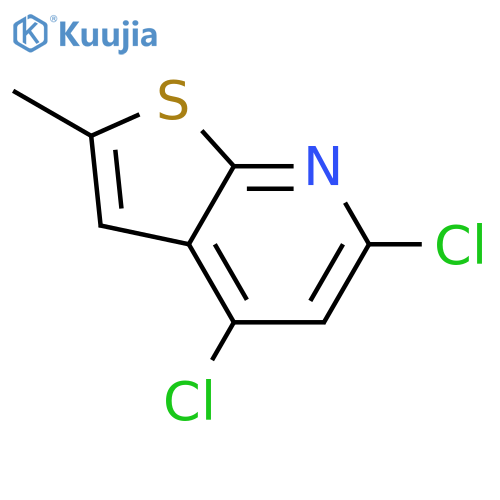 4,6-Dichloro-2-methylthieno[2,3-b]pyridine structure